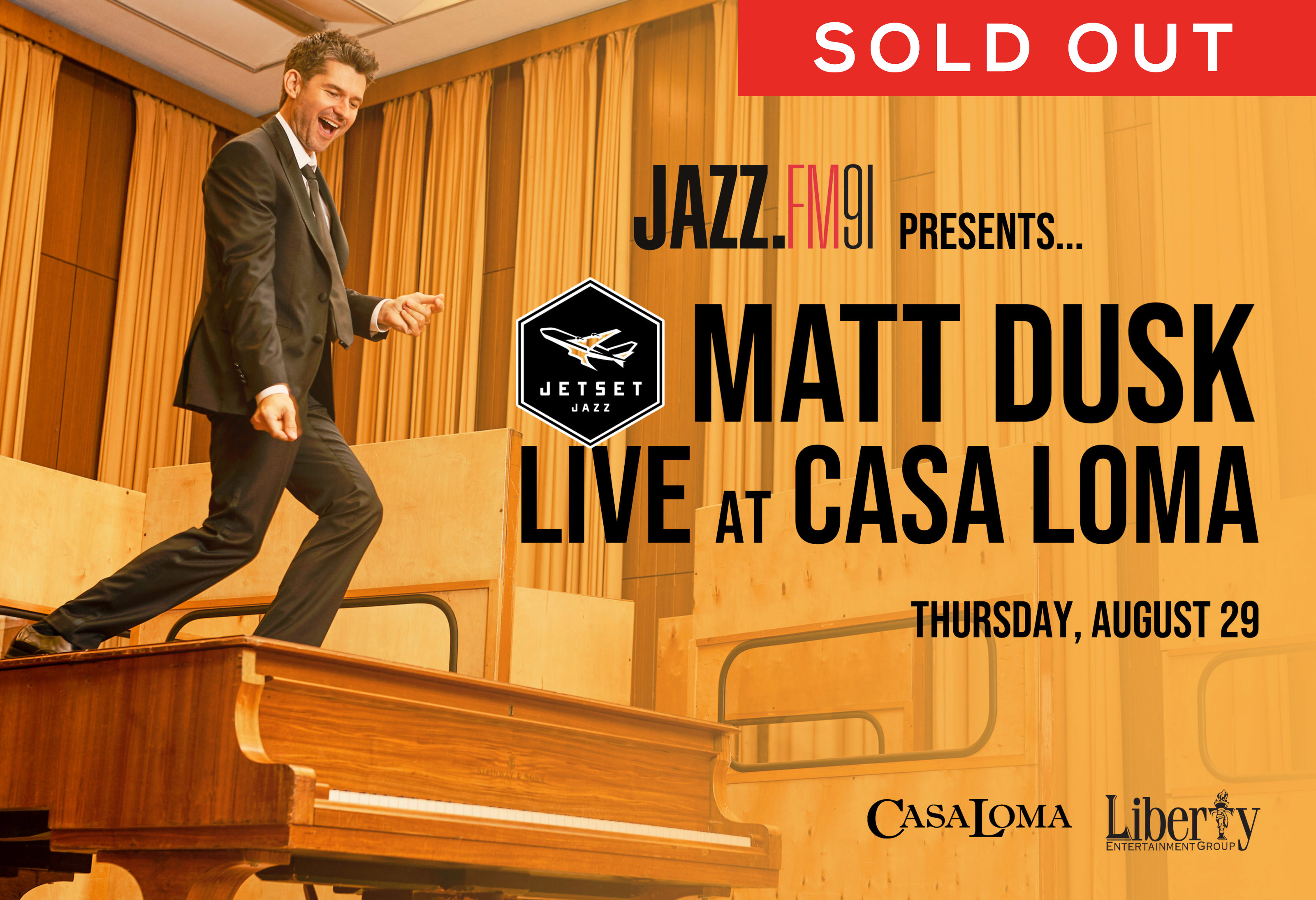 Matt Dusk JSJ Live at Casa Loma Header